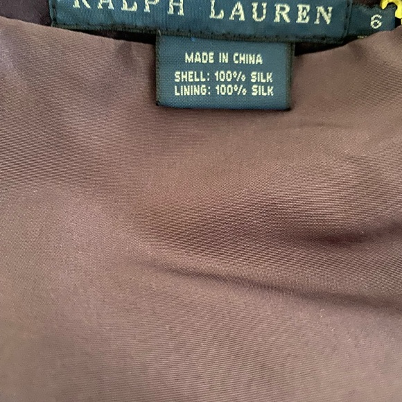 RALPH LAUREN Dusty Purple Pleated Formal Mini Dress with Black Petticoat - Picture 9 of 9